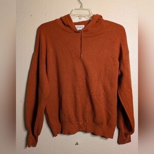 republic Orange Hooded Sweater Size Xl Pre-owned
